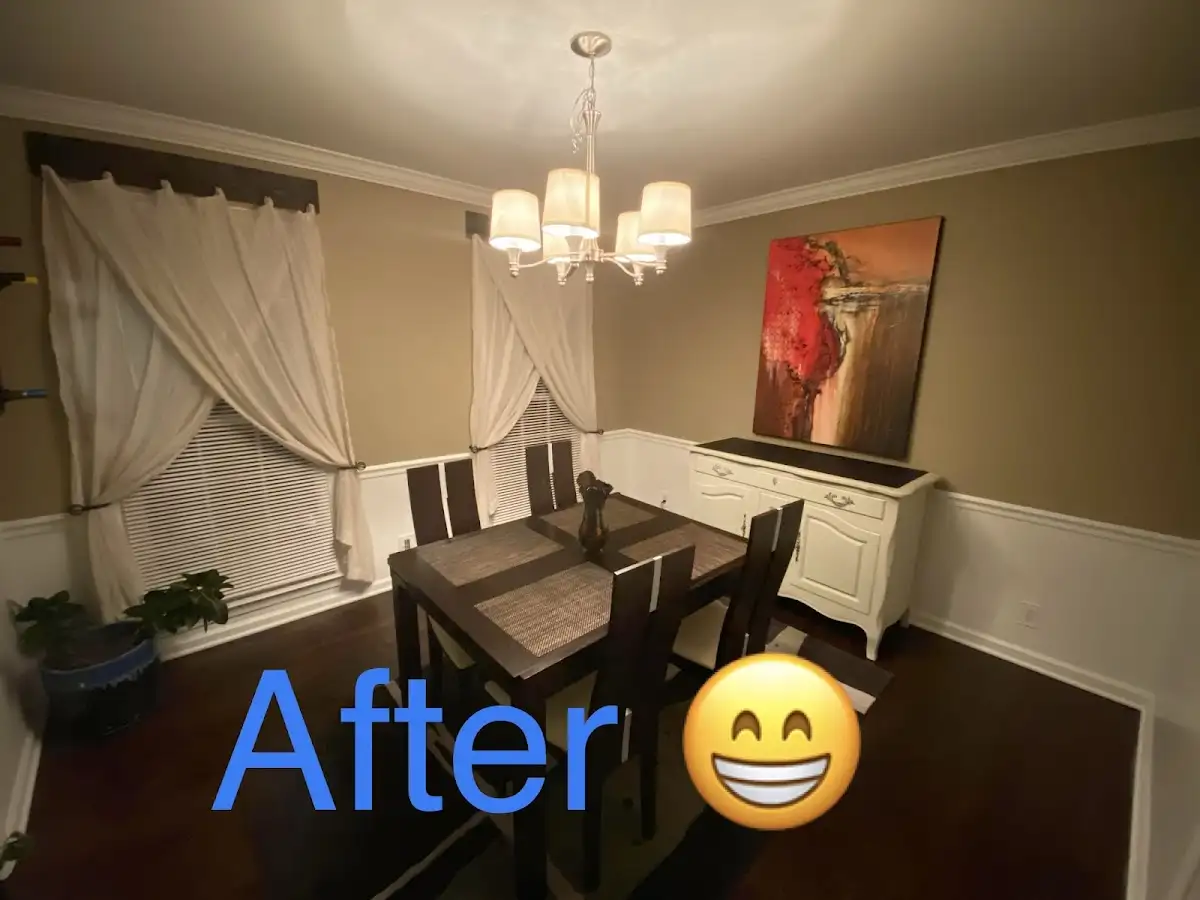 Professional dining room restoration after water damage in Fredericksburg